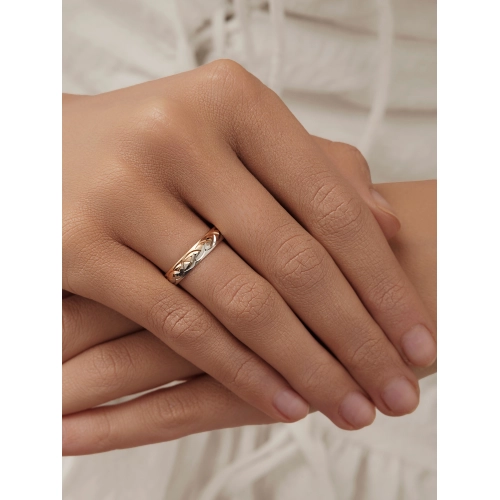 Обручальное кольцо из золота 585 пробы