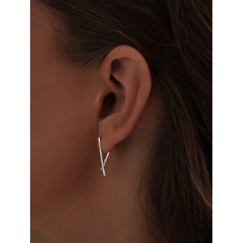 Серьги из серебра 925 пробы