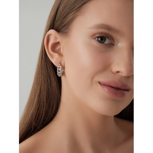 Серьги из белого золота 585 пробы