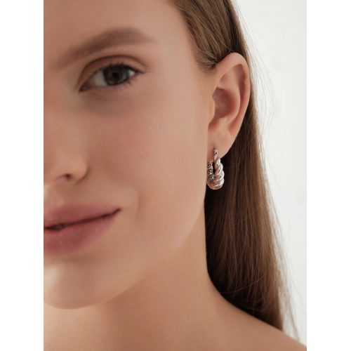 Серьги из белого золота 585 пробы