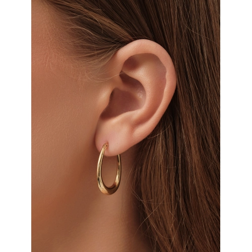 Серьги из желтого золота 585 пробы