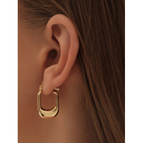 Серьги из желтого золота 585 пробы