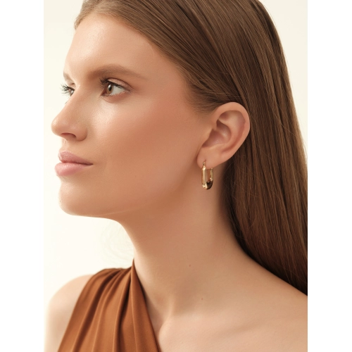 Серьги из желтого золота 585 пробы