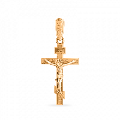 Подвеска Крест из золота 585 пробы