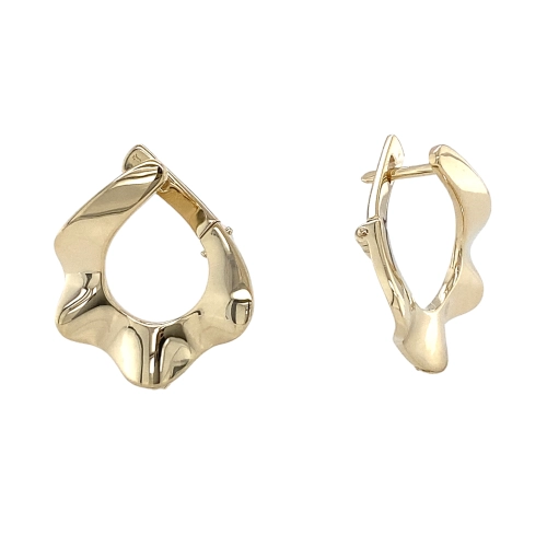 Серьги из желтого золота 585 пробы