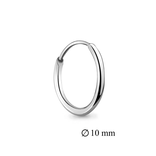 Моносерьга конго из серебра 925 пробы