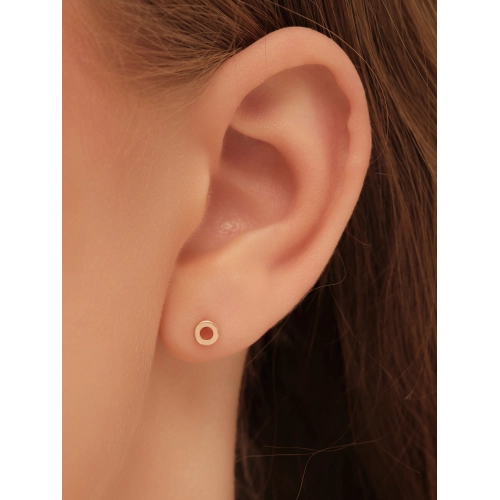 Серьги пусеты из золота 585 пробы