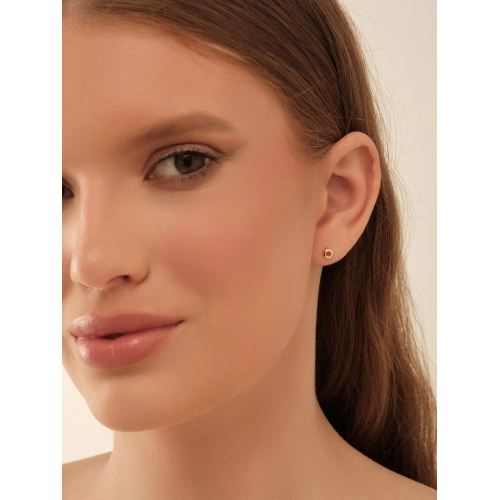 Серьги пусеты из золота 585 пробы