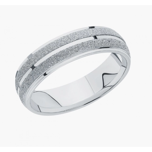 Обручальное кольцо из серебра 925 пробы