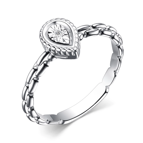 Кольцо (925) бриллиант