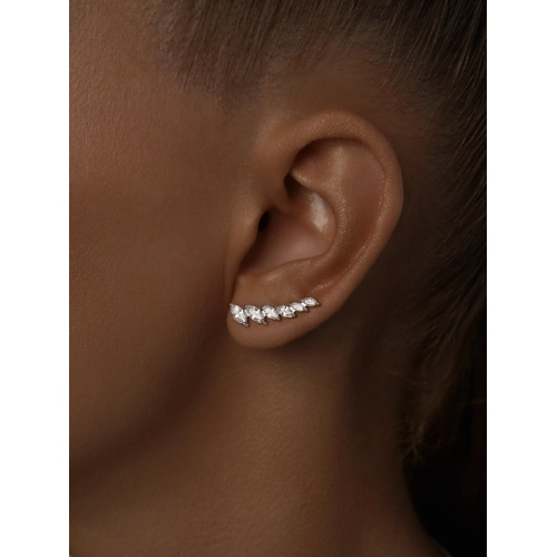 Серьги пины из серебра 925 пробы