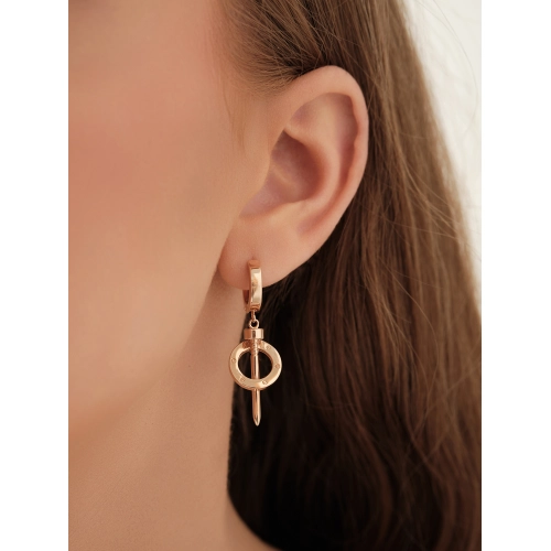 Серьги из золота 585 пробы