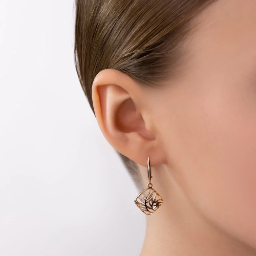 Серьги из золота 585 пробы