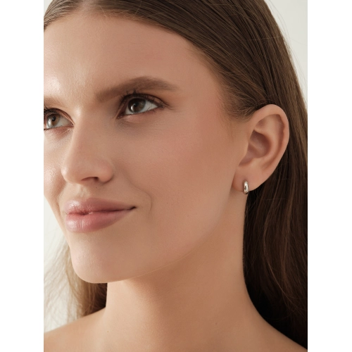 Серьги из белого золота 585 пробы