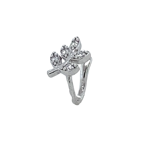 Серьга (925) фианит каффа