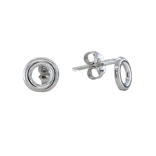 Серьги пусеты из серебра 925 пробы