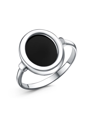 Кольцо из серебра 925 пробы с ювелирным стеклом