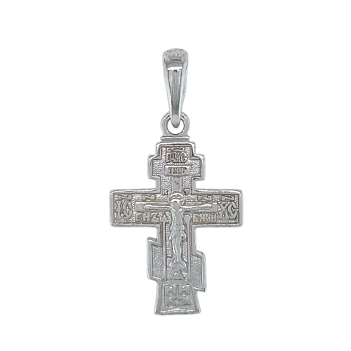 Подвеска Крест из серебра 925 пробы