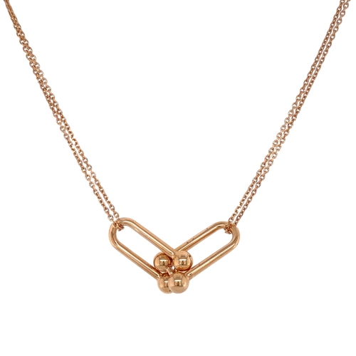 Колье многоярусное из золота 585 пробы