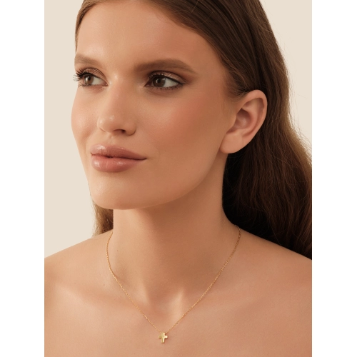 Колье из серебра 925 пробы с позолотой