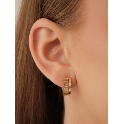 Серьги из золота 585 пробы с бриллиантами