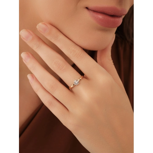 Кольцо из золота 585 пробы с бриллиантами