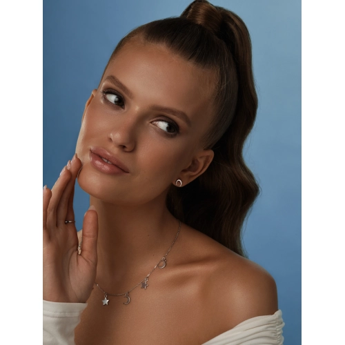 Серьги пусеты из серебра 925 пробы