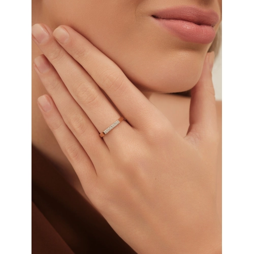 Кольцо из золота 585 пробы с бриллиантами