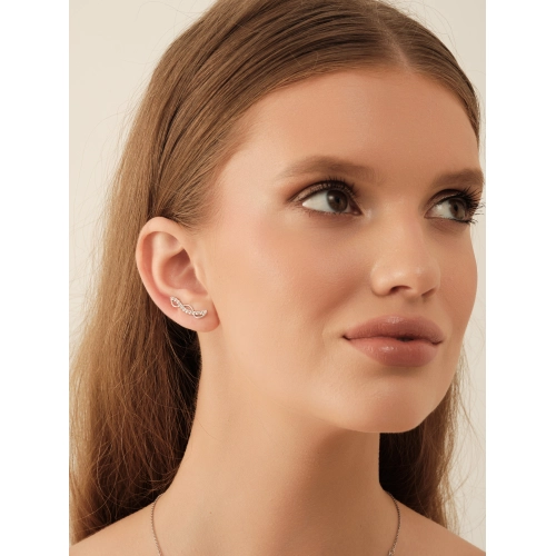 Серьги пины из серебра 925 пробы