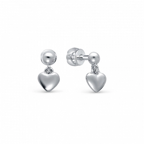 Серьги пусеты из серебра 925 пробы