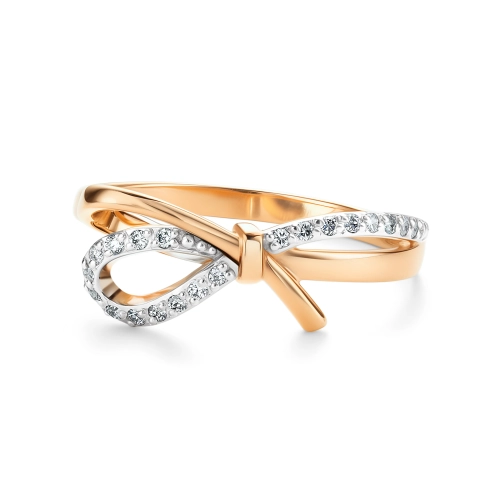 Кольцо из золота 585 пробы с бриллиантами