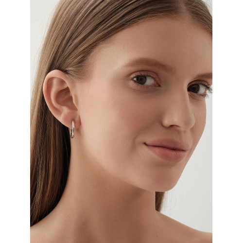 Серьги из белого золота 585 пробы