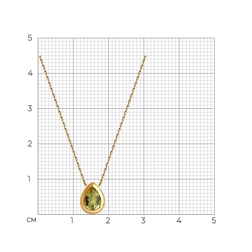 Колье (585) кварц