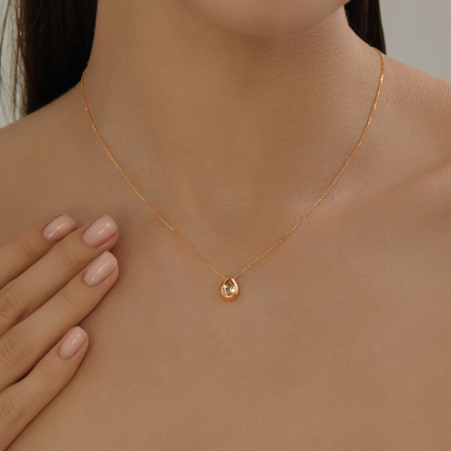 Колье (585) кварц