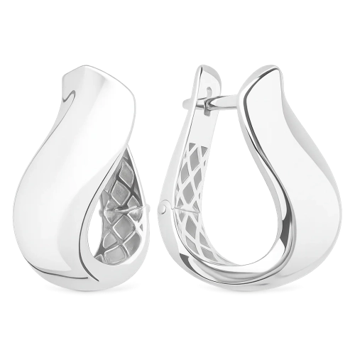 Серьги из белого золота 585 пробы