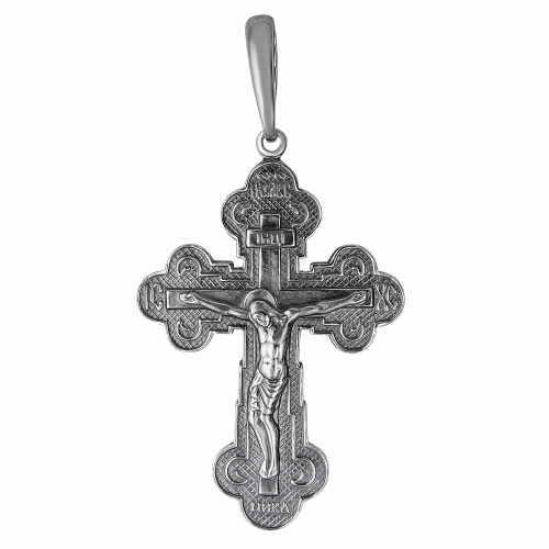 Подвеска Крест из серебра 925 пробы