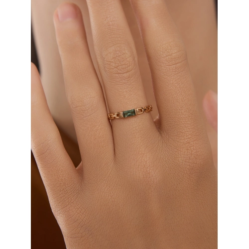 Кольцо (585) турмалин ситалл