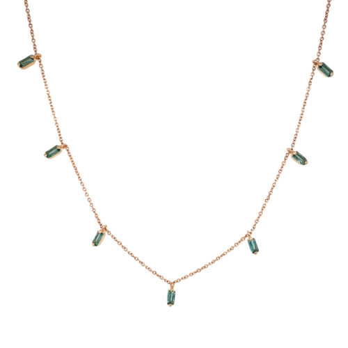 Колье (585) турмалин ситалл