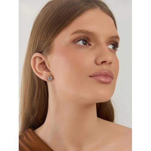 Пусеты (585) топаз ситалл