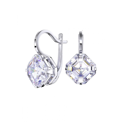 Серьги из серебра 925 пробы с фианитами