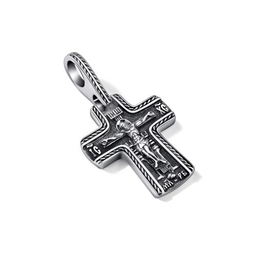 Подвеска Крест из серебра 925 пробы