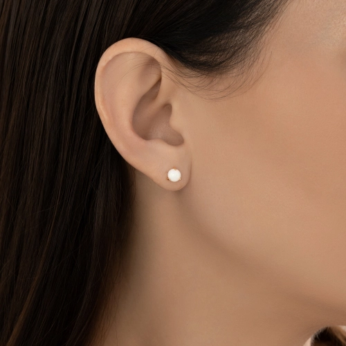 Пусеты (585) опал синт.