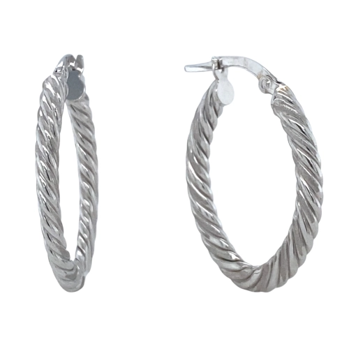 Серьги из белого золота 585 пробы