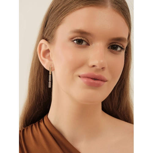 Серьги из золота 585 пробы с бриллиантами