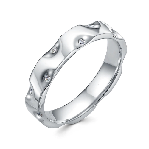 Кольцо (950) бриллиант обр