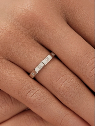 Обручальное кольцо из золота 585 пробы с бриллиантами