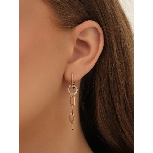 Серьги из золота 585 пробы с бриллиантами