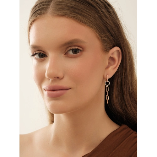 Серьги из золота 585 пробы с бриллиантами