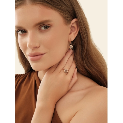 Серьги из золота 585 пробы с бриллиантами