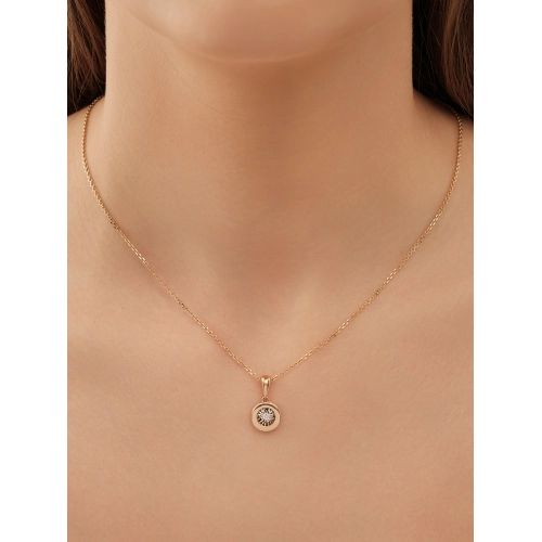 Подвеска из золота 585 пробы с бриллиантом